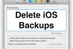 Can We Delete iPhone/iPad Backup in iTunes?