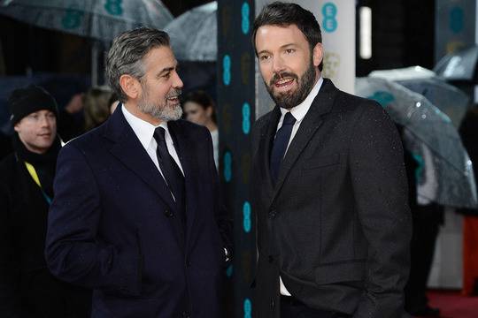 Клуни и Афлек в очакване на "Оскар"