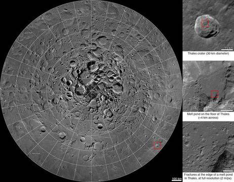 Северният полюс на Луната какъвто никога не сме го виждали