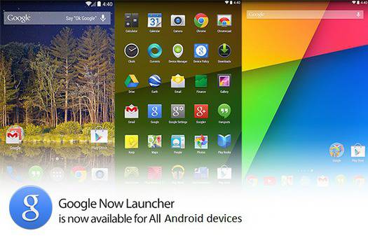Google Now Launcher-a вече е наличен за 75% от Android устройствата