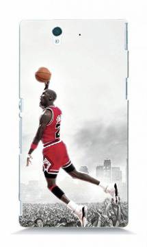Заден предпазен капак за Sony Xperia Z - Баскетболист скачащ