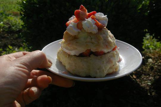 Бързи ягодови кексчета или Ягодов сладкиш (Strawberry shortcake)
