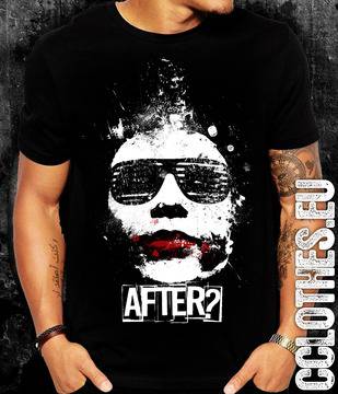 Черна тениска "The Joker After"