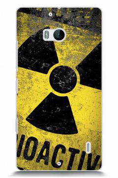 Заден предпазен капак за Nokia Lumia 930 Знак за радиоактивност - radioactivity