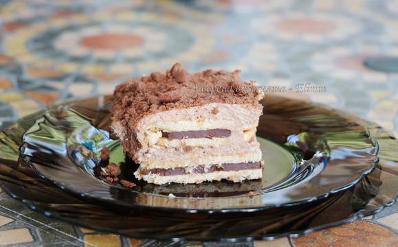 Бисквитена торта с маскарпоне и Nutella
