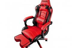 Геймърски стол Raidmax Drakon DK709RD Gaming Chair черен червен