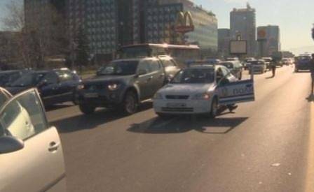 Верижна катастрофа предизвика километрично задръстване на "Цариградско шосе" в София