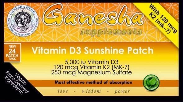 Лепенки Витамин D3 5000 iu – пластири с витамин Д3 patch Vitamin K2 Магнезий