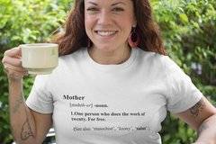 Тениска с Дефиниция за Майка
