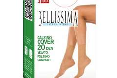 Малена - магазин за италиански гладки къси чорапи над глезените Белисима прозрачни женски чорапи Bellissima